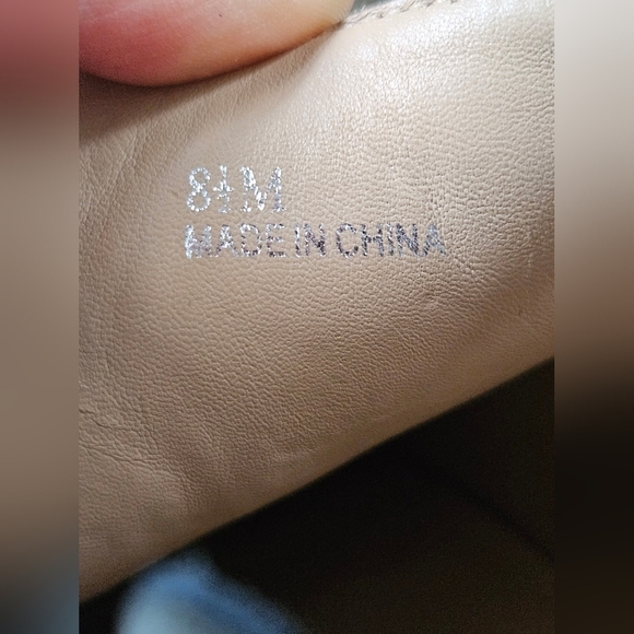 Linea Paolo Black Glitter Leather Wedge Bootie Side Zip-Size 8.5 - Picture 8 of 9